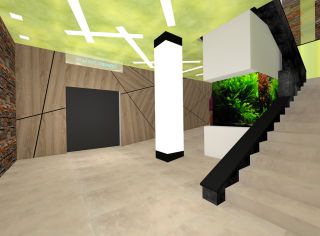 Designový návrh úprav - vstupních prostor hotelu Svratka