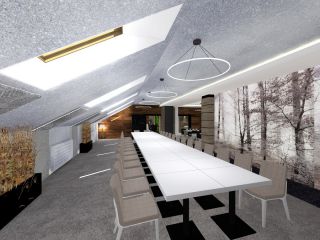 Renovace restaurace a relaxačních prostor hotelu na Moravě od ATELIÉRU DESIGN s.r.o.