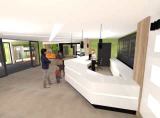 Designový návrh úprav - vstupních prostor hotelu Svratka