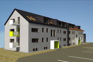 Návrh architektonického řešení bytového domu