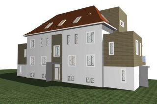 Návrh architektonického řešení bytového domu