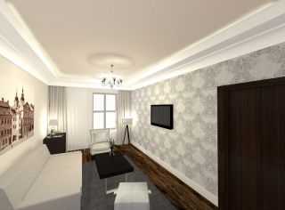Návrh interiérů pokojů v hotelu ZLATÁ HVĚZDA v Jihlavě