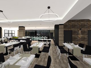 Renovace restaurace a relaxačních prostor hotelu na Moravě od ATELIÉRU DESIGN s.r.o.