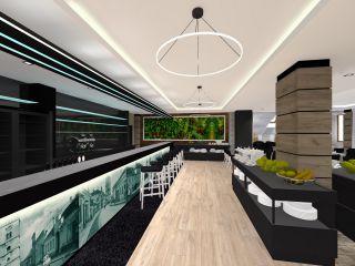 Renovace restaurace a relaxačních prostor hotelu na Moravě od ATELIÉRU DESIGN s.r.o.