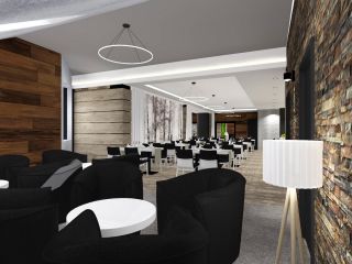 Renovace restaurace a relaxačních prostor hotelu na Moravě od ATELIÉRU DESIGN s.r.o.