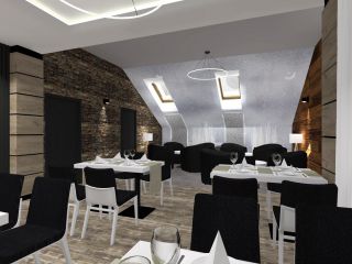 Renovace restaurace a relaxačních prostor hotelu na Moravě od ATELIÉRU DESIGN s.r.o.