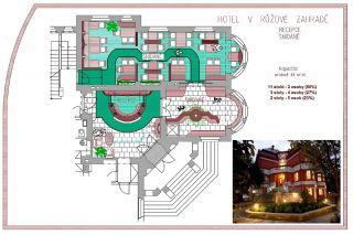 Vyřešili jsme hotel v prostorách, kde byl natáčen seriál ORDINACE V RŮŽOVÉ ZAHRADĚ